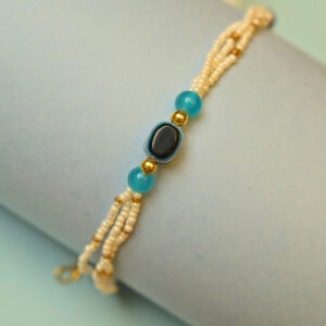 Pearl Evil Eye Bracelet for Bhabhi