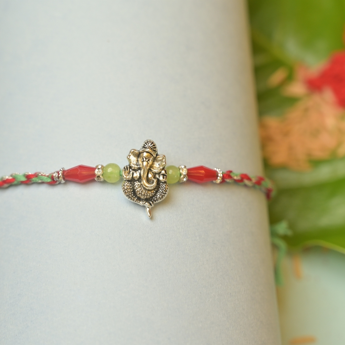 Silver Ganesh Rakhi